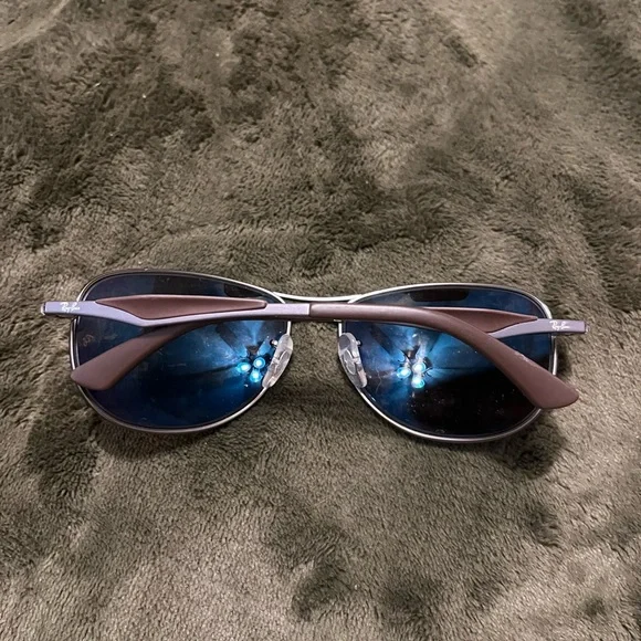 Ray-Ban men’s RB3519 aviator sunglasses gunmetal brown polarized - Picture 3 of 9